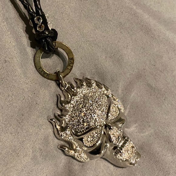 Men’s Neckless with the skull pendant - Picture 2 of 6